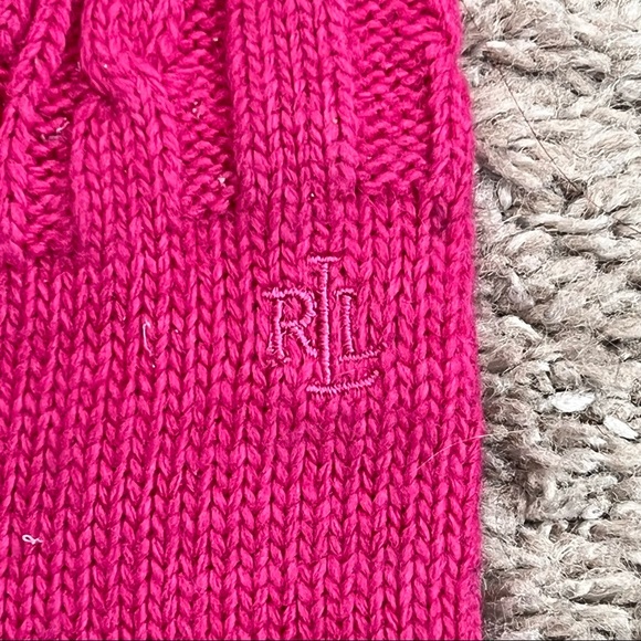 Pink Polo Ralph Lauren Gloves - Picture 3 of 5